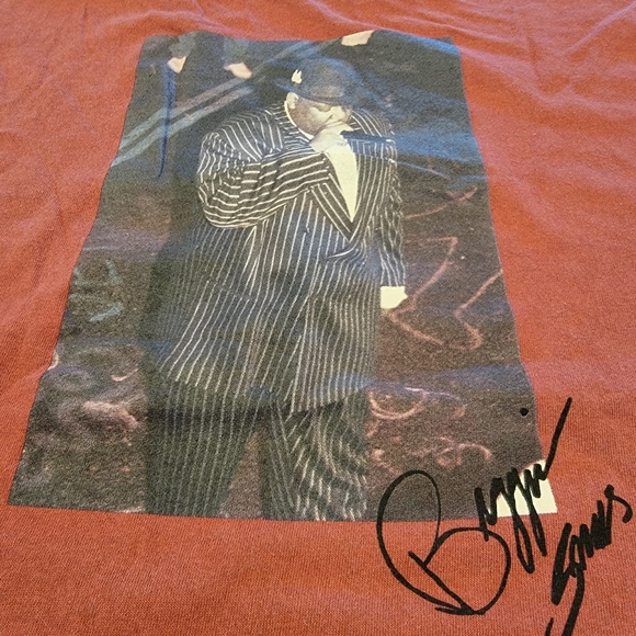 B.I.G The notorious Biggie Smalls Graphic Tee Size Large Vintage Wash - Picture 3 of 7